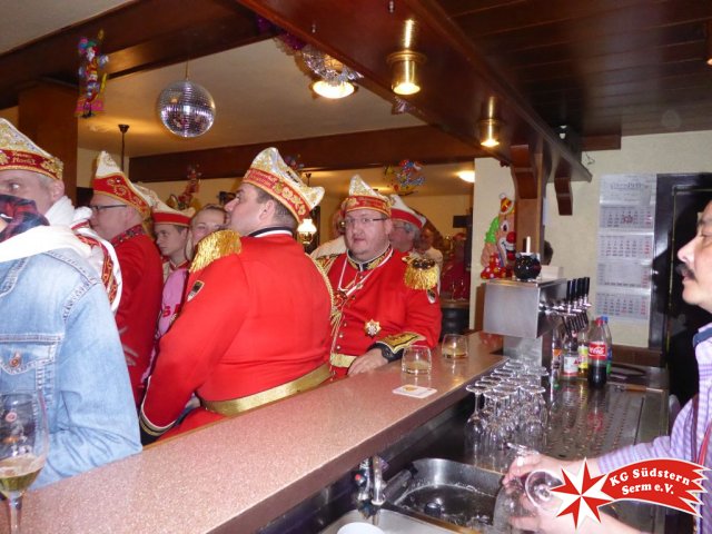 16.02.2017 - Wagenbauessen Prinzengarde mit Stadtprinz