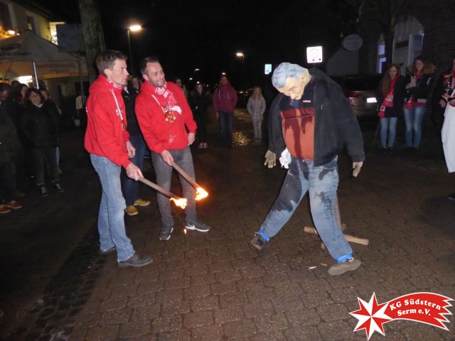 28.02.2017 - Wurstessen & Hoppeditz Verbrennung